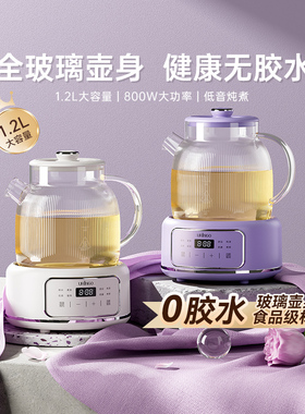 【补贴】七彩叮当养生壶多功能家用加厚全玻璃花茶壶煮茶器163