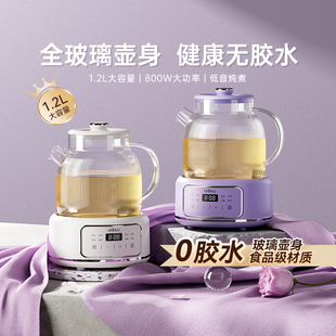 政府补贴 七彩叮当养生壶多功能家用加厚全玻璃花茶壶煮茶器