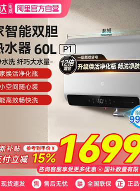 小米米家智能电热水器60升P1家用大容量卫生间双胆节能免换镁棒03