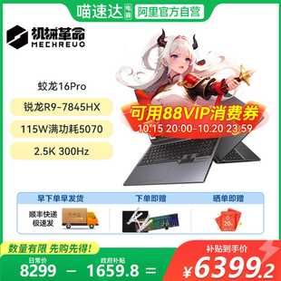 16英寸笔记本电脑电竞游戏本 首发 5070ti独显 5070 RTX5060 2025 蛟龙16Pro 机械革命 5070新品