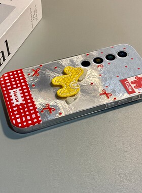 2026刺绣小马适用魅族22mini手机壳21note新年note16pro红色20带18s挂件17挂绳16xs卡通16thplus立体16t马年p