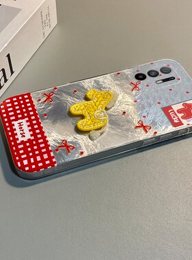 2026刺绣小马适用oppoa6pro手机壳a6max新年a6gt红色a6i带a93s挂件a58x挂绳a92s卡通a72a32立体a11a5马年0pp0