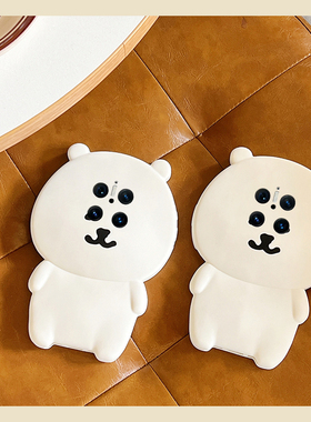 适用华为mate70手机壳mete60pro+卡通50立体40rs保时捷30白色30epro自嘲熊20x带挂绳10pro可爱9趣味50e十呆萌