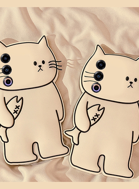 适用魅族21pro手机壳21白色20pro立体20线条18s小猫18x卡通18小鱼17趣味note16pro创意noto16硅胶meizu软壳女