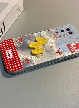 2026刺绣小马适用坚果r2手机壳pro2新年pro3红色带挂件pro2s挂绳r1卡通3立体por马年本命年新款防摔硅胶软壳p