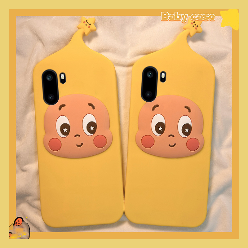 手机壳硅胶卡通呆萌长帽子星星人