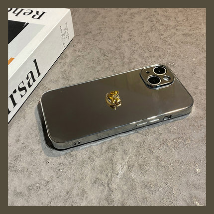 2026金色小马适用opporeno15手机壳reno14pro卡通reon13立体12银色11带10por+挂链9新年8马年7se简约6十oppo