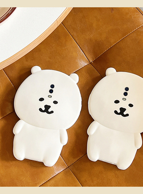 适用oppok1手机壳r15x卡通r17pro立体r15白色r11s自嘲熊r11带挂绳r9s可爱r9plus趣味k1呆萌oppo硅胶por软壳女