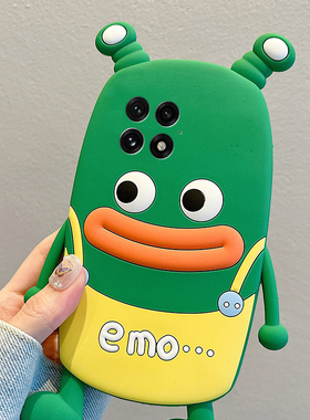 适用oppo一加ace5pro手机壳1+13t卡通12立体ace3v青蛙ace2香肠嘴11搞怪10趣味9丑萌8绿色7十oneplus硅胶软壳p