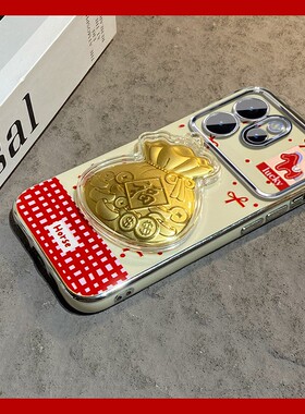 ins风2026福袋适用oppo真我gt8手机壳gt7新年12pro+红色gtneo5se本命年gt2立体q3s马年q5女realmex2十realme