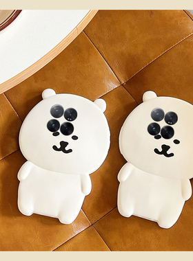 适用小米15spro手机壳15ultra卡通14立体13x白色12s自嘲熊11带挂绳10可爱9趣味8呆萌civi4新款mix4硅胶mi软壳