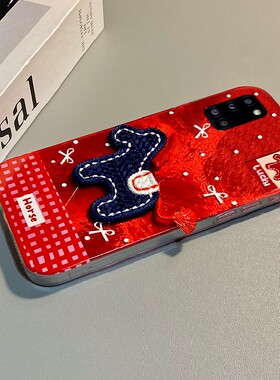 2026刺绣小马适用三星a53手机壳f52新年a8s红色a71波点a51棋盘格a31a20a30马年a90a80a60卡通a50s立体a70s女p