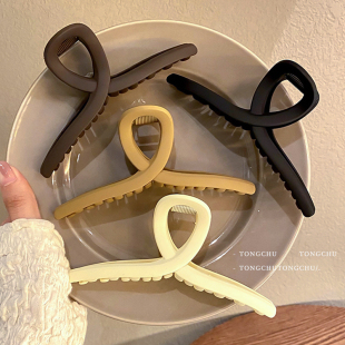 超大号鲨鱼夹发夹女后脑勺盘发抓夹发量多夏季 高级感头发夹子头饰