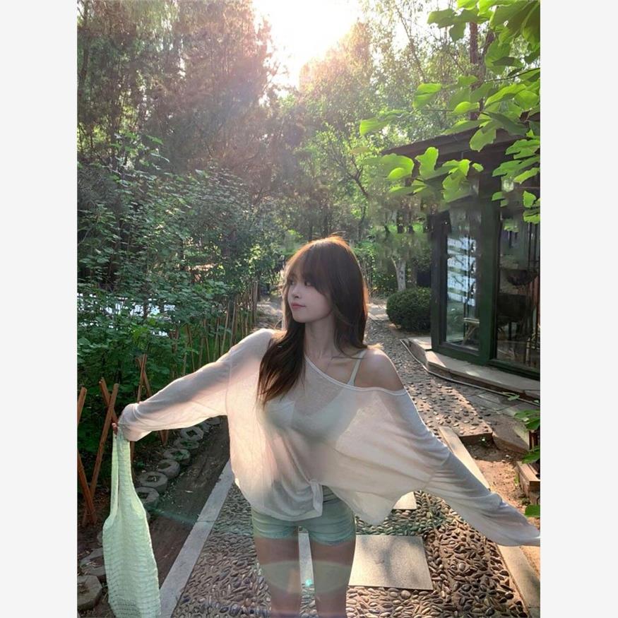 泳衣外搭罩衫可下水防曬衣女夏季