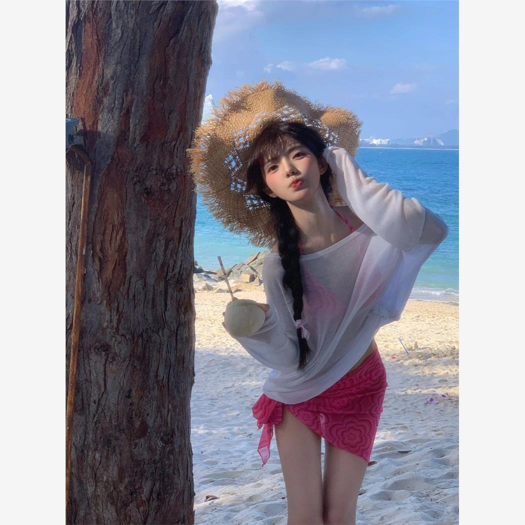 泳衣外搭罩衫可下水防曬衣服女