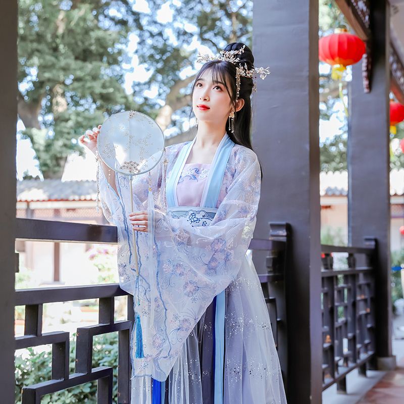 花神赋女中国风古装学生日常齐汉服