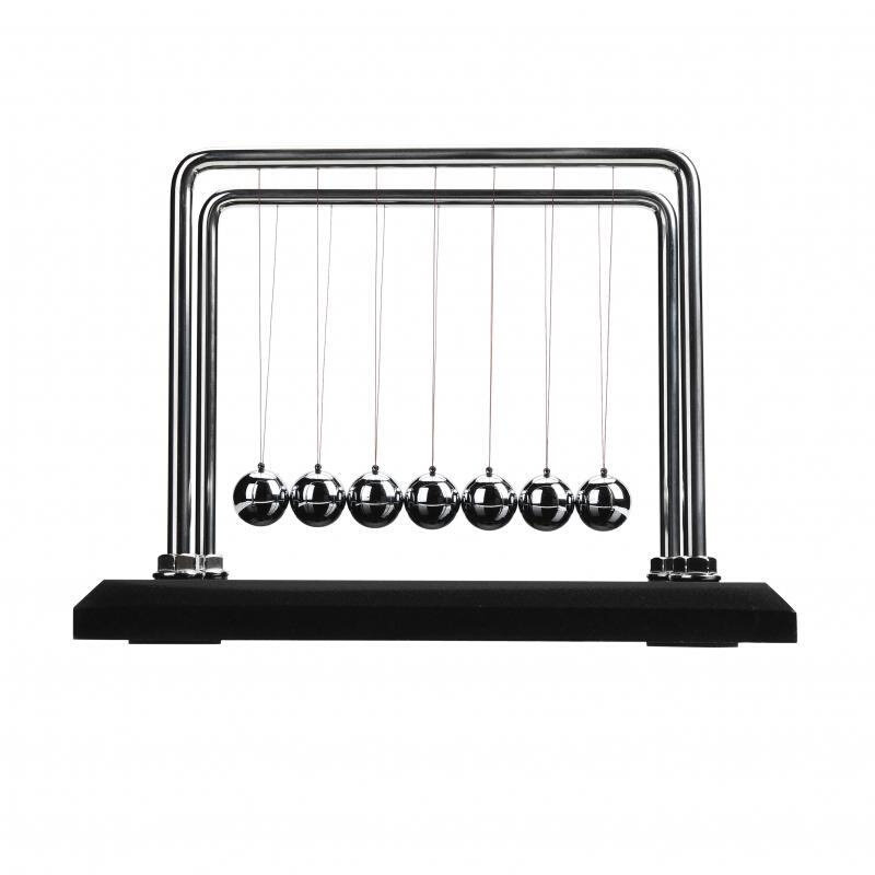 7球大理石牛顿摆球牛顿球创意客厅轻奢装饰品办公室桌面减压摆件