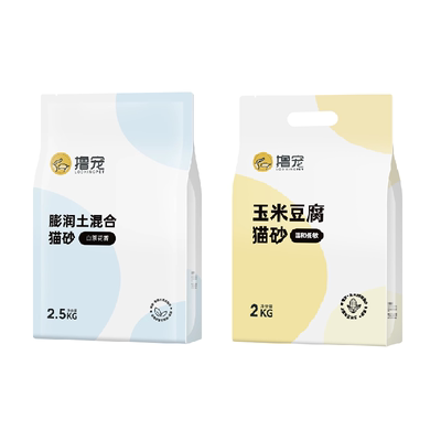 撸宠玉米豆腐猫砂白茶膨润土猫砂砂除臭抑菌低尘可冲厕所防臭猫沙
