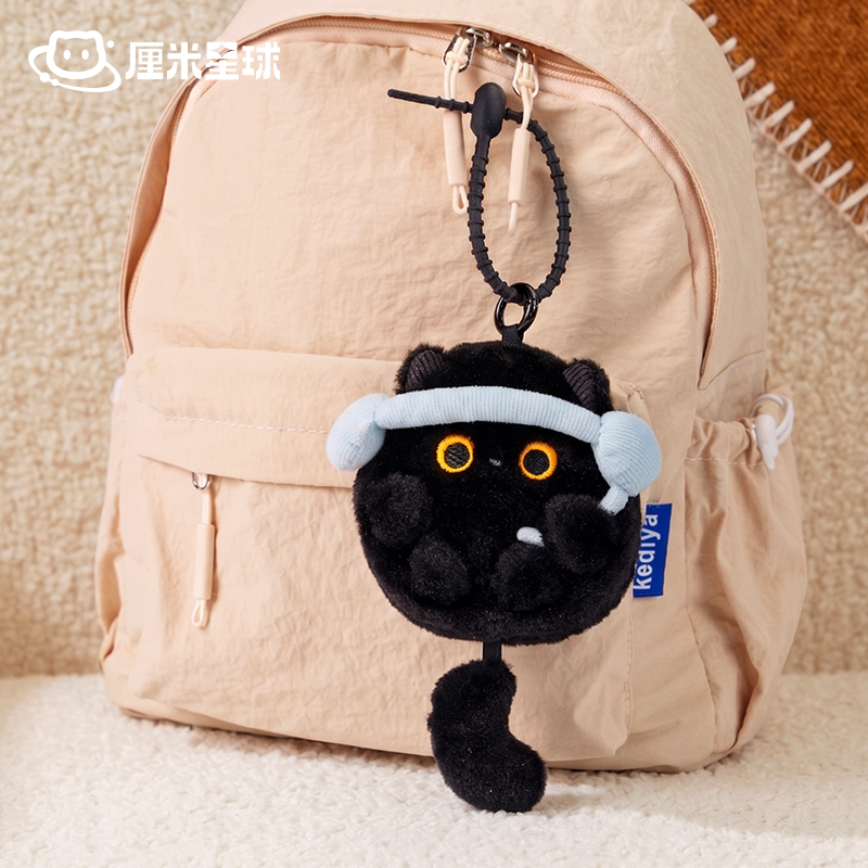 厘米星球憨喵小猫造型耳机包挂件图片