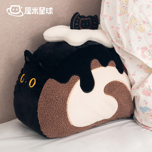 厘米星球猫猫瑞士卷抱枕大靠枕