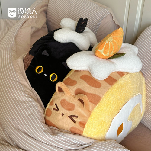 设绘人虎皮抱枕大玩偶床上靠枕