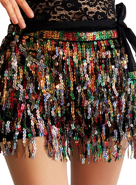 17 Colors Women Bellydance Clothing Accessories Tassel Belts