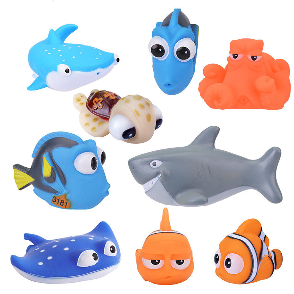 Baby Bath Toys Finding Nemo Dory Float Spray Water Squeeze T图片