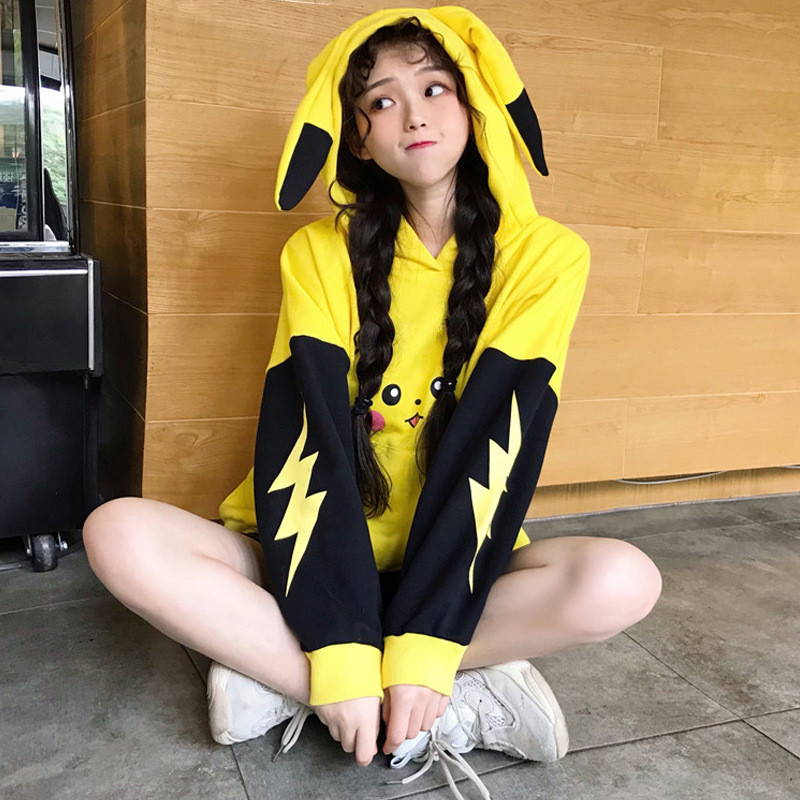 Woman clothes and autumn women's cartoon printed Hoodie cute