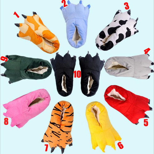Children Cartoon Unicorn Tiger Paw Winter Warm Animal Claw I