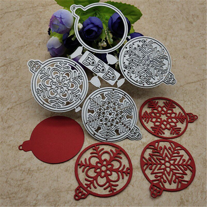 Christmas bell snowball Metal Cutting Dies For DIY Scrapbook