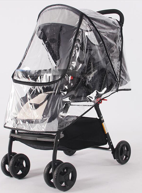 Stroller Accessories Waterproof Rain Cover Transparent Wind