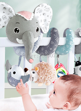 Toy Baby Stroller Comfort Stuffed Animal Rattle Crib Rattles