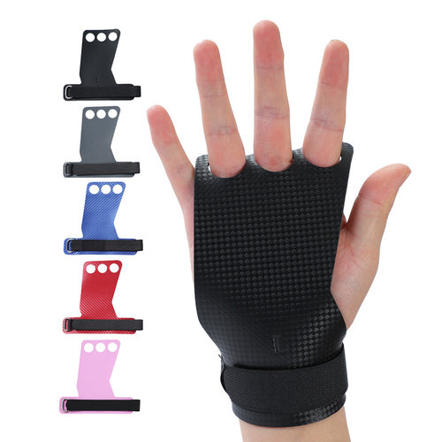 Carbon Gymnastics Hand Grips Weightlifting Workout Gym Glove