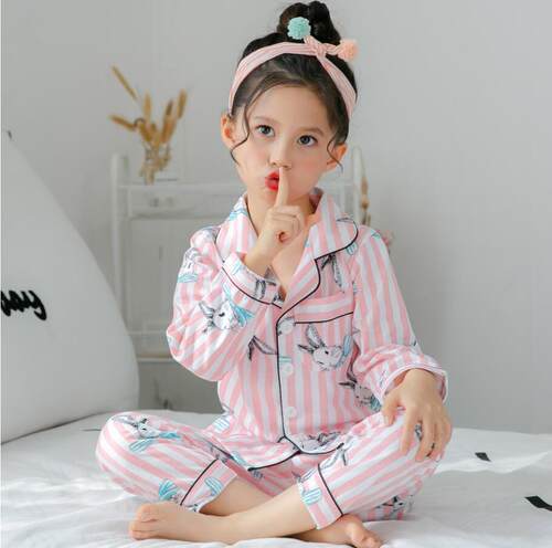 Children Pajamas Sets Cotton 2022 spring Kids Cartoon Homewe