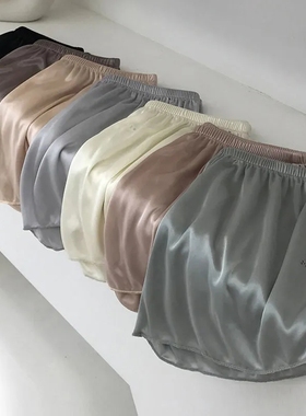 Comfortable Loose Short Pants Women Soft Ice Silk Streetwear