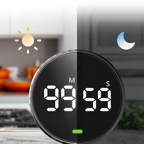 Magnetic Kitchen Timer Digital Timer Manual Countdown Alarm