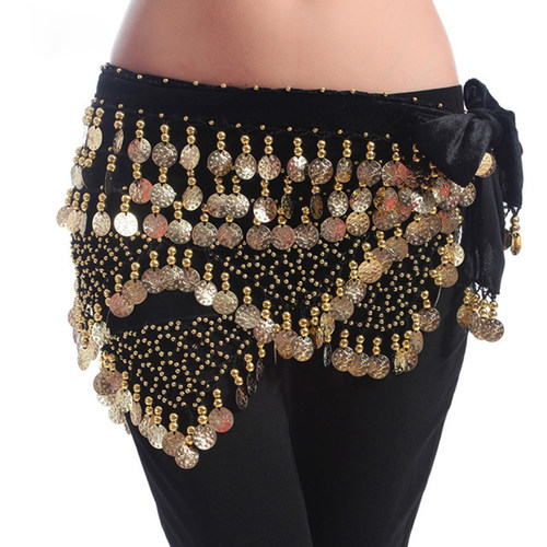 Cheap Dancewear Women Practice Clothing Triangle Hip Scarf C