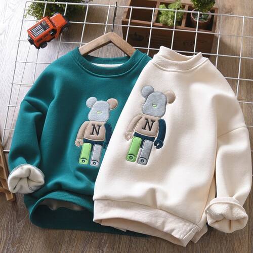 2022 Winter New Children's Foreign Style One-piece Bottomed