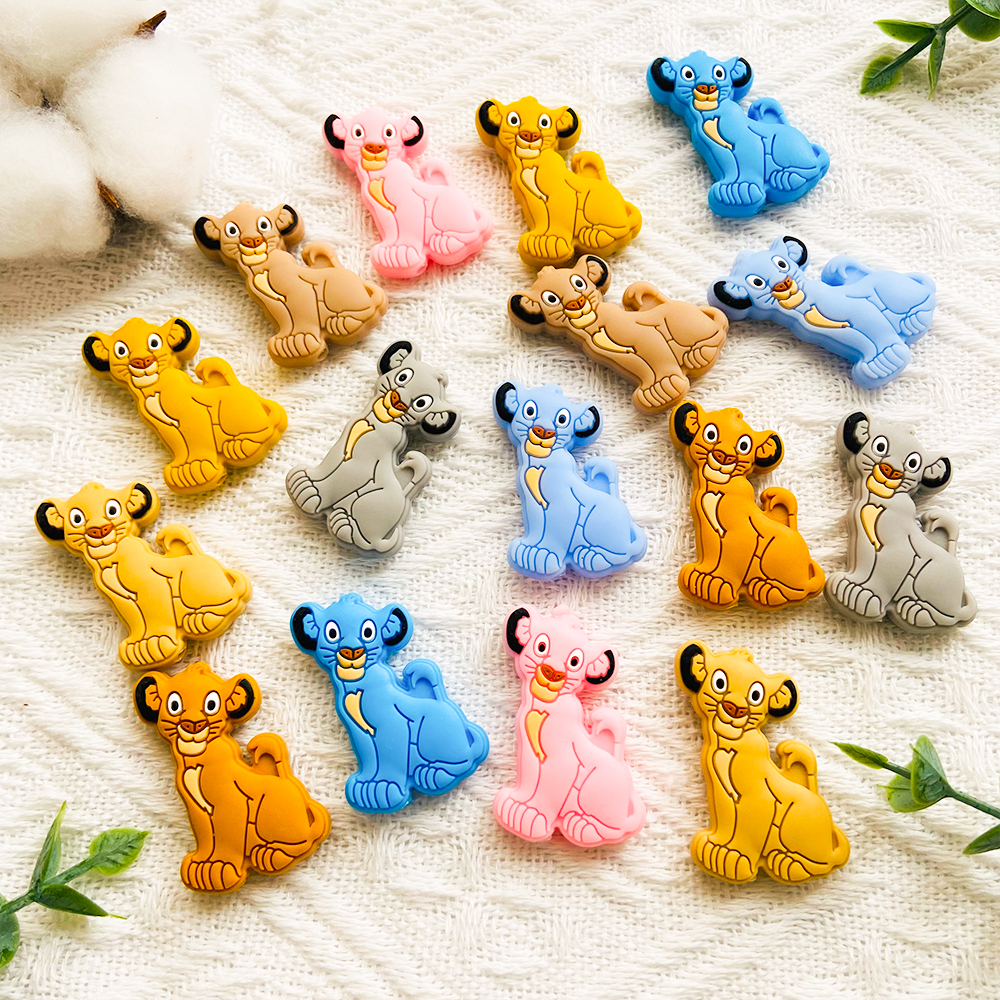 10pcs Baby Silicone Beads Food Grade Silicone Teether Chewin