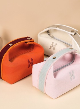 ins Simple Waterproof  Makeup Pouch Fashion fall New Cosmeti