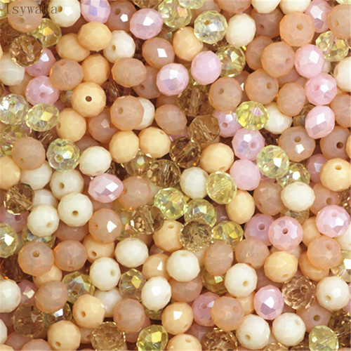 Isywaka Peach Multicolor 2mm,3*4mm,4*6mm,6*8mm Austria facet