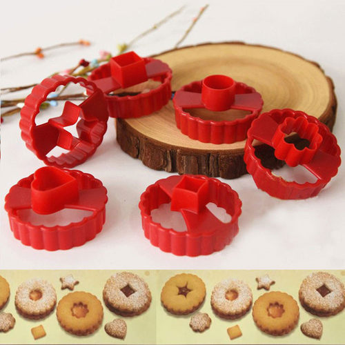 6pcs New Multifunctional Cookie Cutter Cake Decorating Fonda