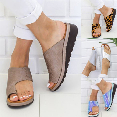 Women Sandals Slippers Non-slip Platform Wedges Slippers Fem
