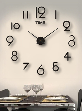 3D Large Wall Clock reloj de pared DIY Quartz Watch Acrylic