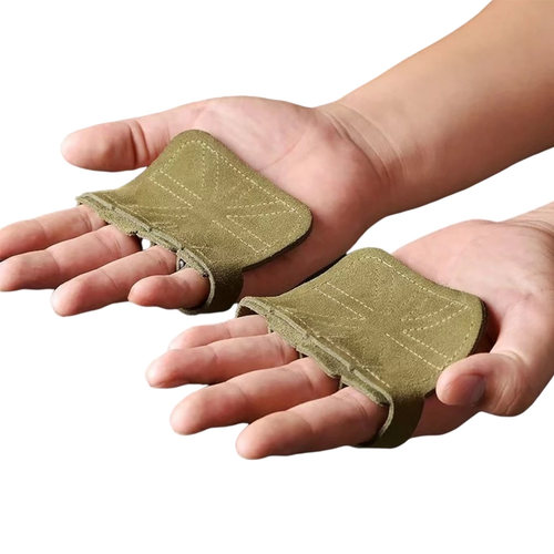 Leather Weight Lifting Training Gloves Palm Protection Women