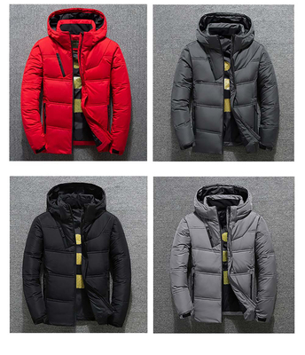 Thick Warm Men's Jacket Thermal Thick Coat Snow Red Black Pa