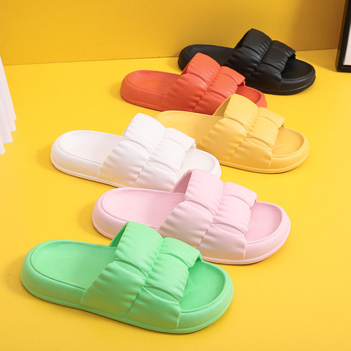 Women's Soft Sole Cloud Slippers Summer Beach Thick Platform