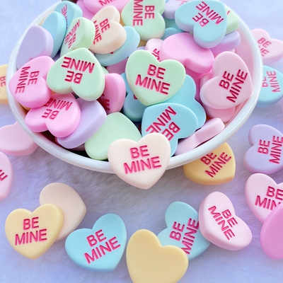 20Pcs Cute New Mixed Heart Flatback Cabochon Scrapbook Kawai