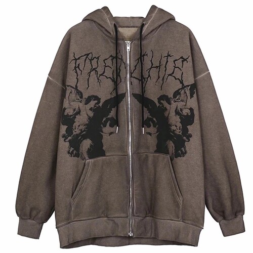 Setwear Hoodies Women Hip Hop Sweatshirt Angel Dark Print Ja