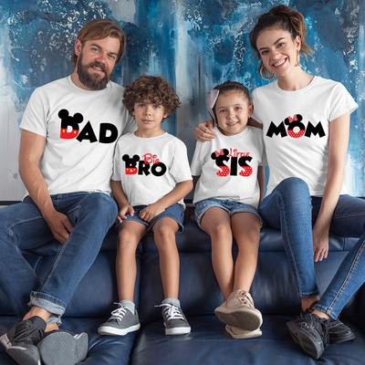 Family Matching Outfits Mother Kids Mickey Mouse  Clothes Da